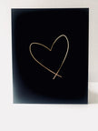 Lewiston Heart (Gold Foil)