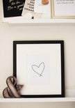 Lewiston Heart (Black Ink)