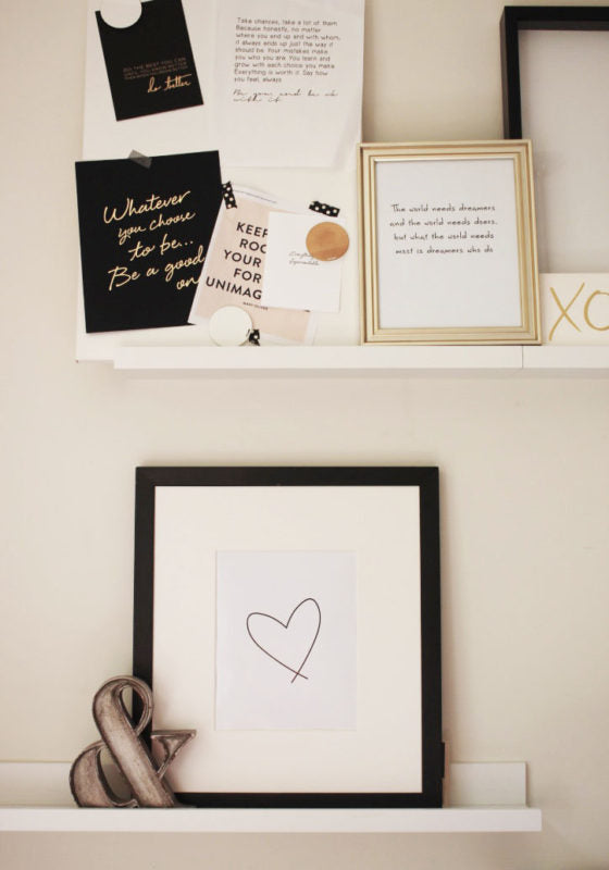 Lewiston Heart (Black Ink)