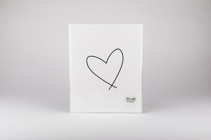Lewiston Heart (Black Ink)