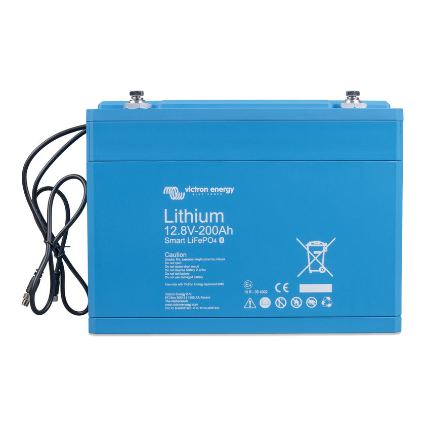 Victron Energy – 12V/200Ah Smart LiFePO4 Battery | BAT512120610