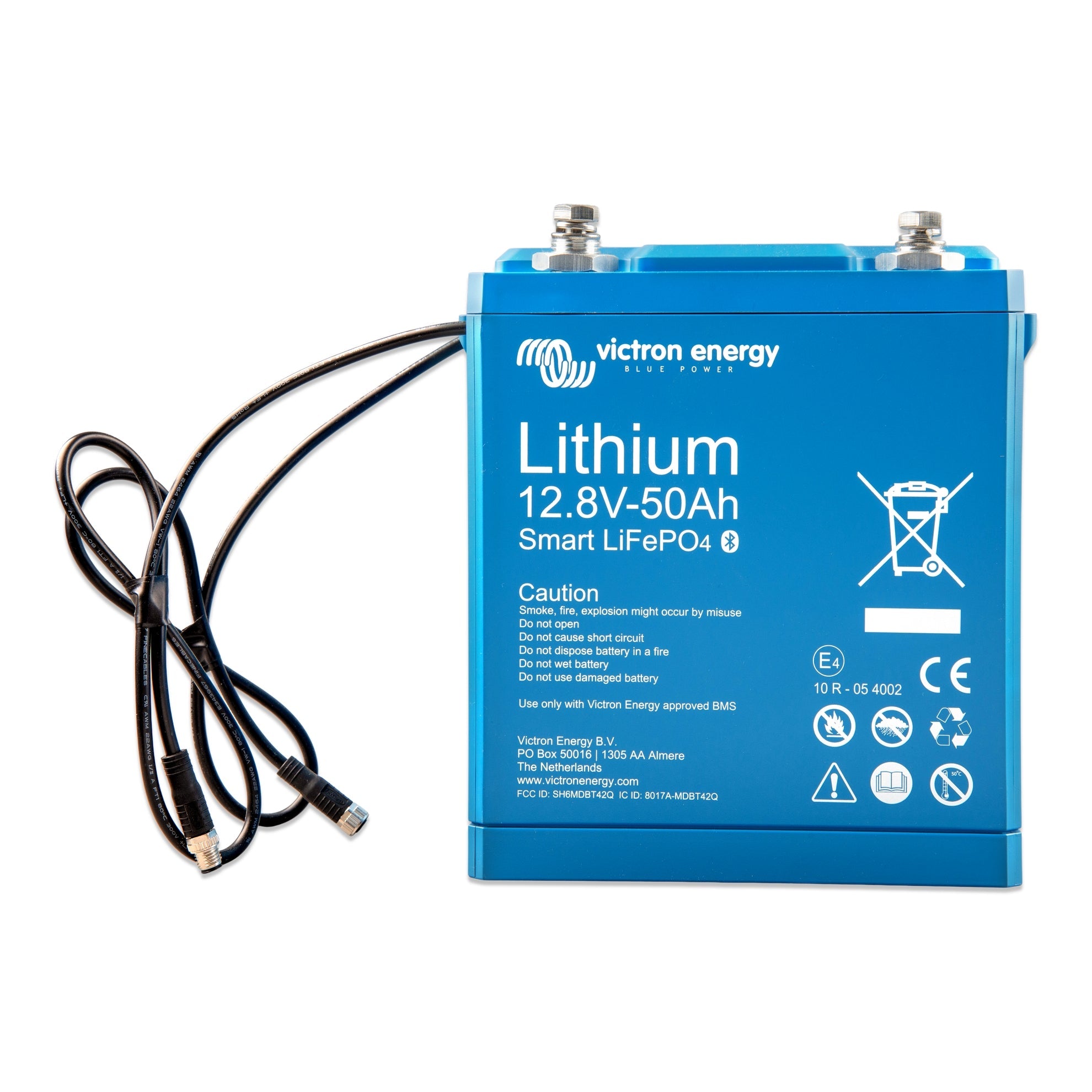 Victron Energy – 12V/50Ah Smart LiFePO4 Battery | BAT512050610