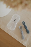 Les cuillères d'apprentissage en silicone