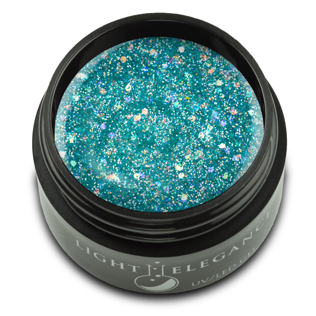 Light Elegance - De-Ja-Blue Gel pailleté UV/LED - 17 ml (D&C)