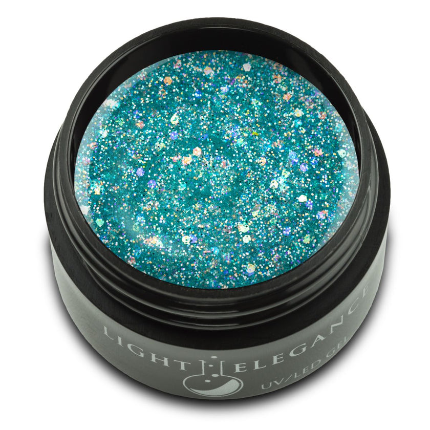Light Elegance - De-Ja-Blue Gel pailleté UV/LED - 17 ml (D&C)