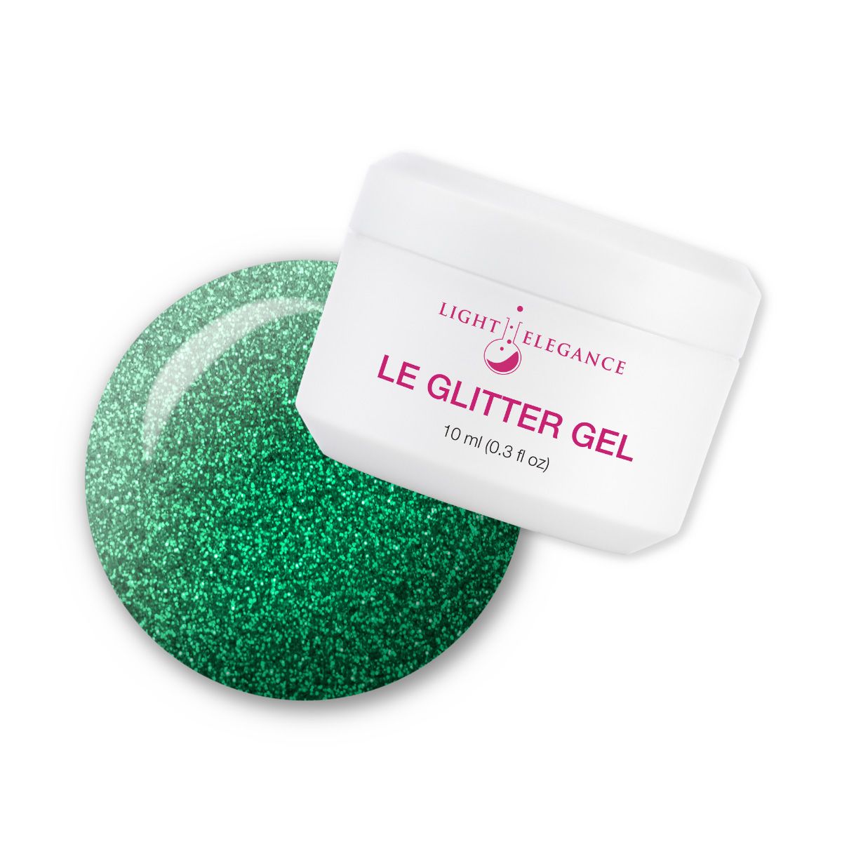 Light Elegance - Gel pailleté vert émeraude 10 ml (Holiday)