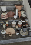 Hagi Mini Vase - White / Light Brown