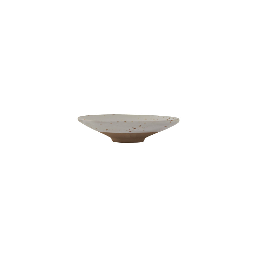 Hagi Mini Bowl - White / Light Brown - Ø 8cm