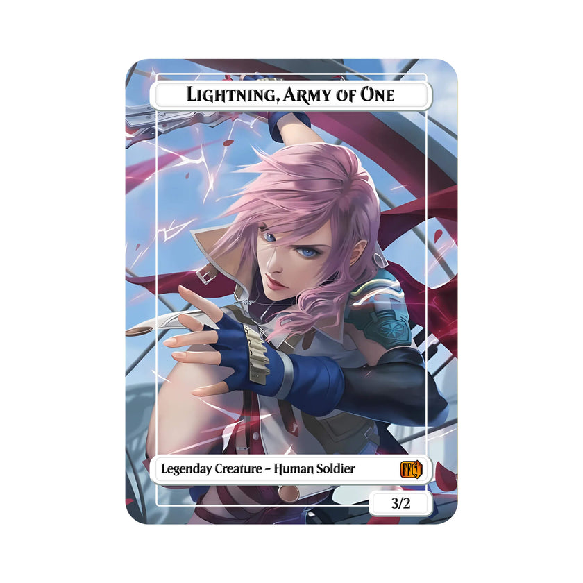 Carte Orica en métal Lightning, Army of One