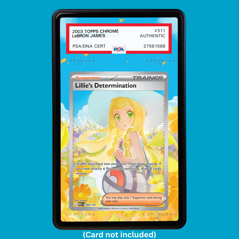 Lillie's Determination 184/132 (Graded) Display Case