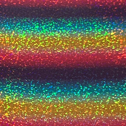 XVINYL Holographic Sparkle HTV - Heat Transfer Vinyl (Line Multi), 12x10