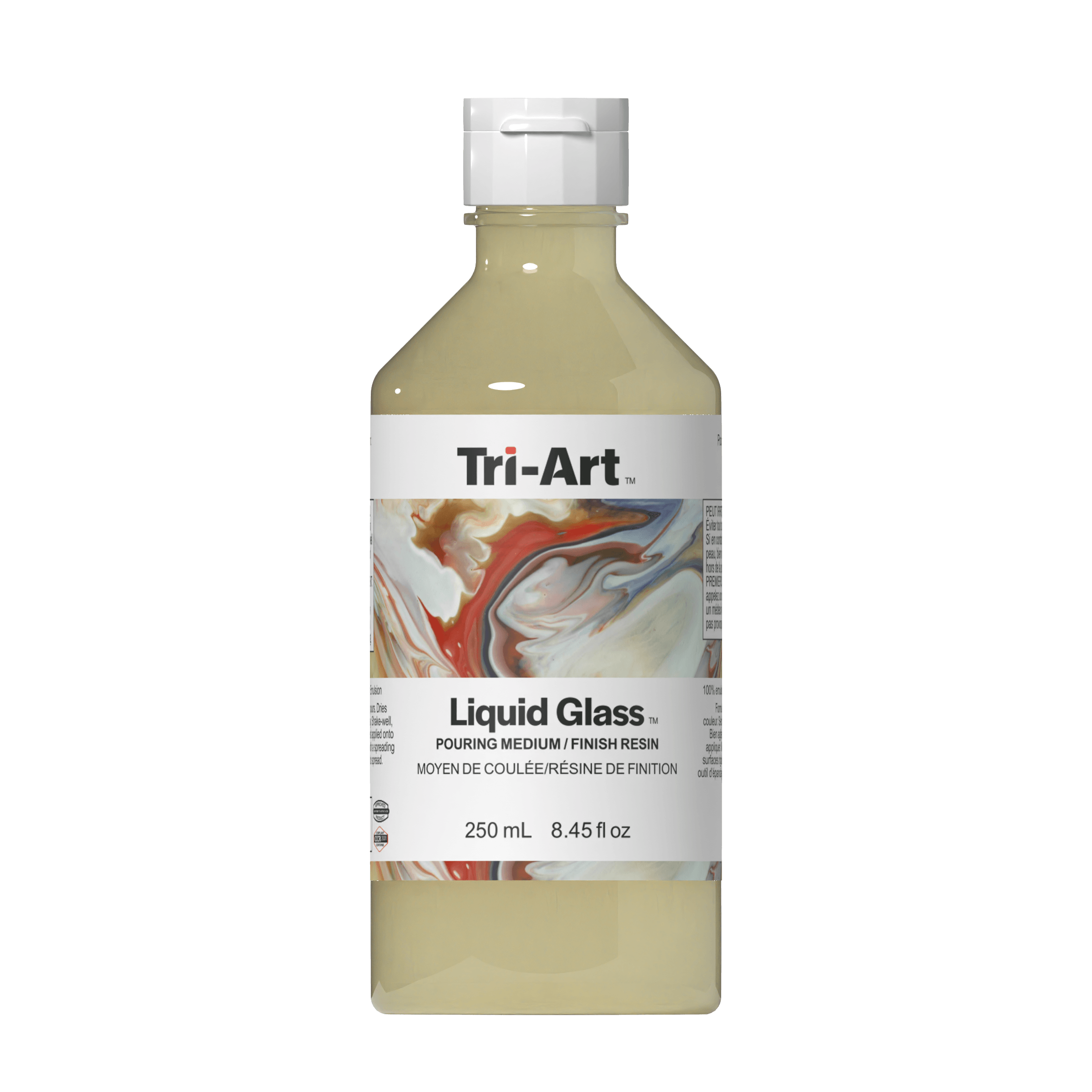 Liquid Glass Pouring Medium and Finishing Resin