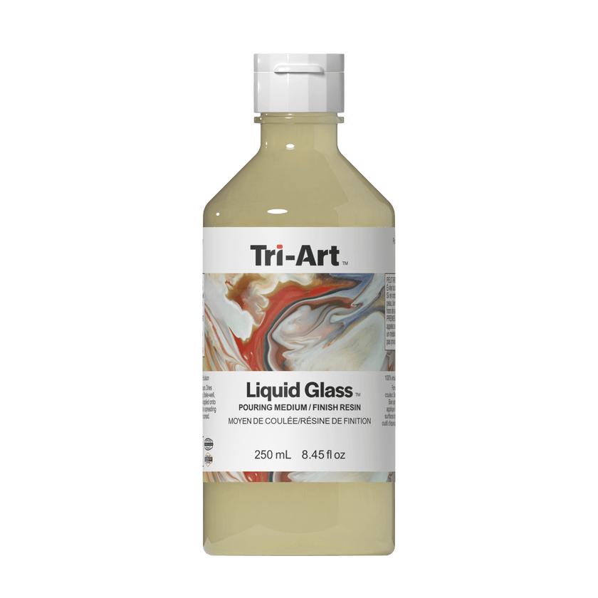 Liquid Glass Pouring Medium and Finishing Resin