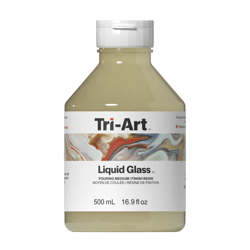 Liquid Glass Pouring Medium and Finishing Resin