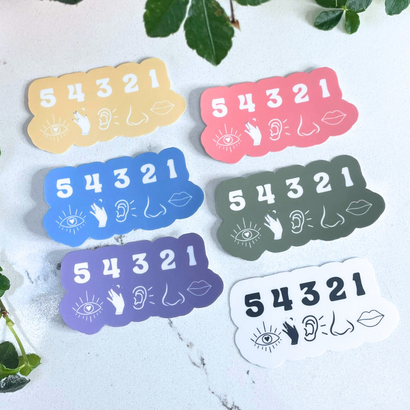 54321 Grounding Sticker