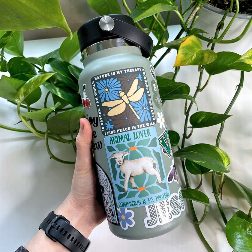 Animal Lover - Compassion is My Protein Sticker