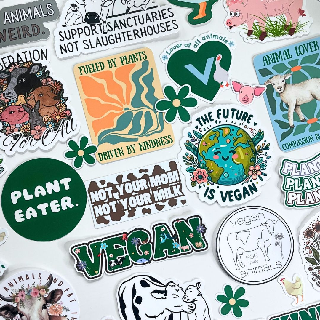 Animal Lover - Compassion is My Protein Sticker