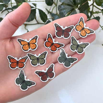 10 Mini Autumn Butterfly Pack