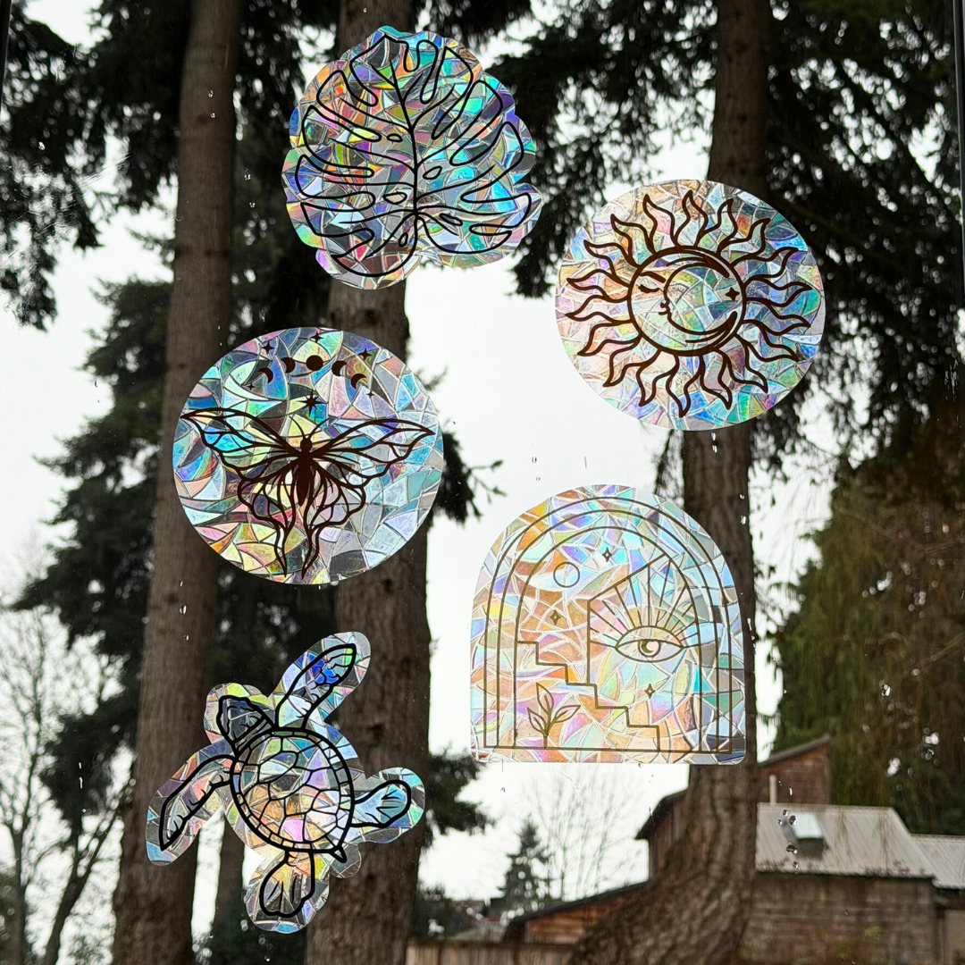 Mountain Sunset Suncatcher