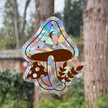 Celestial Mushroom Suncatcher