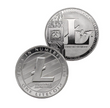 Litecoin Coin - Silver Metal Physical Blockchain Cryptocurrency Collectible Coin