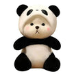 Little Bear Doll Transformation Giant Panda Teddy Plush Toy