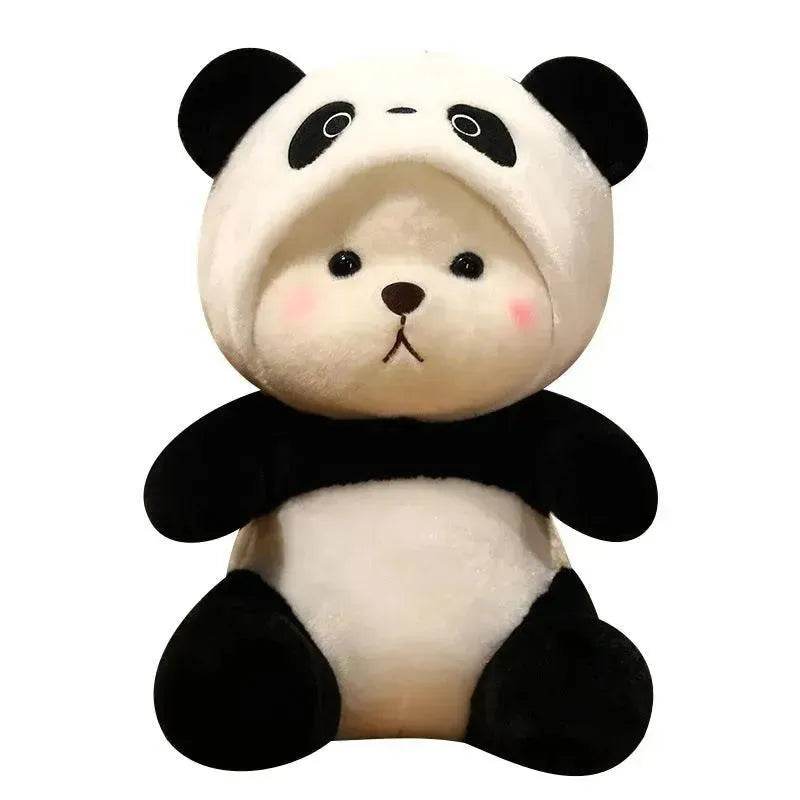 Little Bear Doll Transformation Giant Panda Teddy Plush Toy