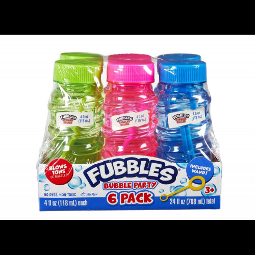 Little Kids - FUBBLES - 4OZ - 6PK BUBBLES