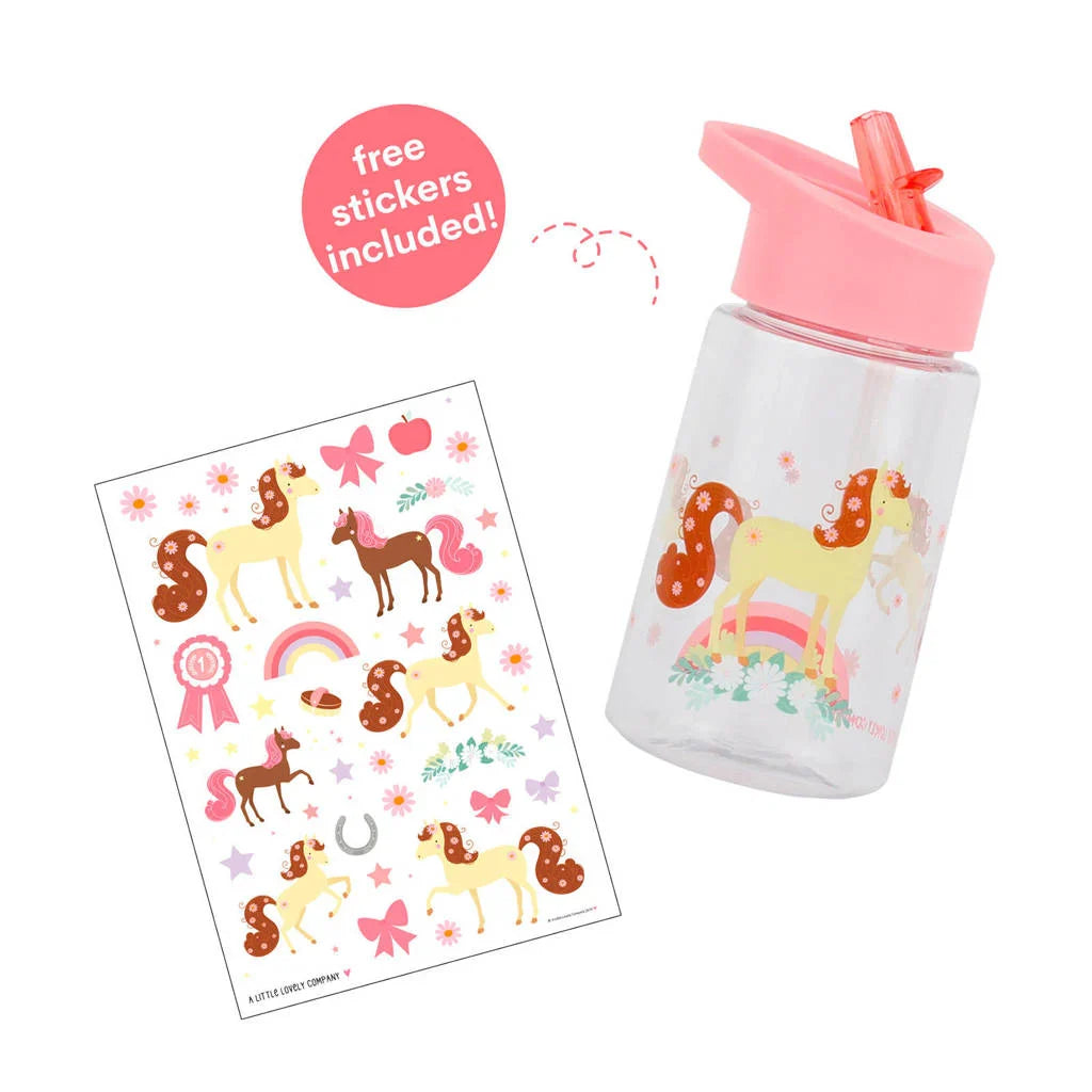 Little Lovely - Drink Bottle Et Stickers