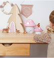 Little Lovely - Night Light Et Stickers - Mushroom
