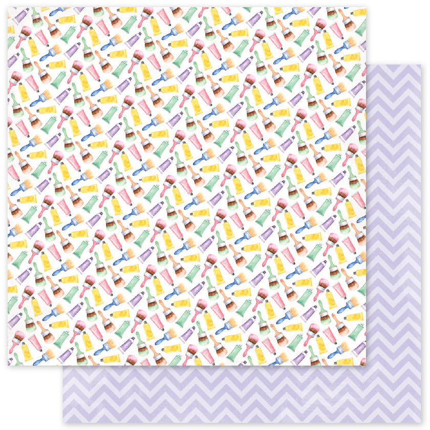 Little Artists Patterns C 12x12 Paper (12pc Bulk Pack) 35056