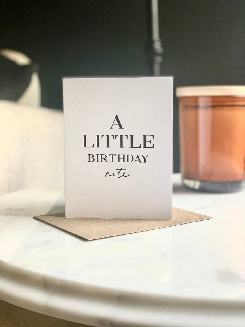 Little Birthday Note