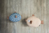 Little Finn Cushion - Blue
