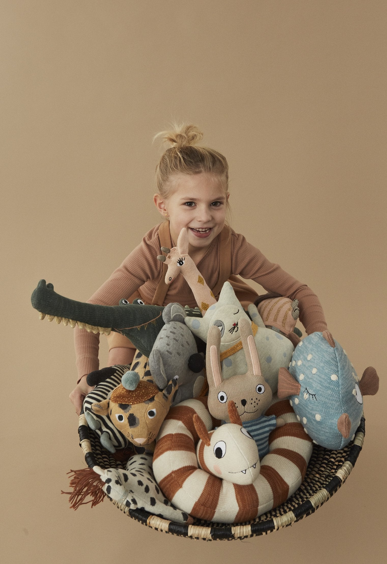 Little Finn Cushion - Blue