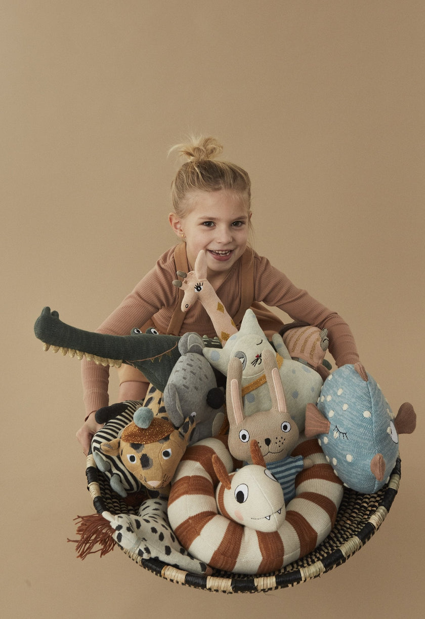 Little Finn Cushion - Blue