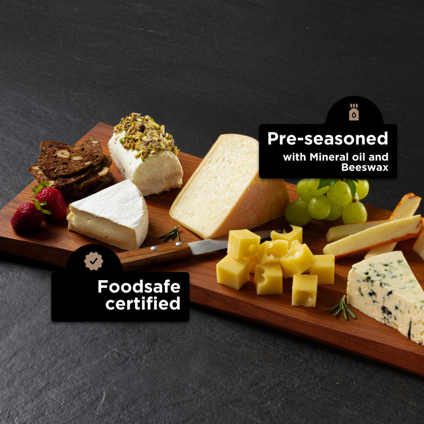 Live Edge Hardwood Charcuterie Board