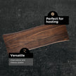 Live Edge Hardwood Charcuterie Board