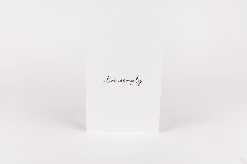 Live Simply