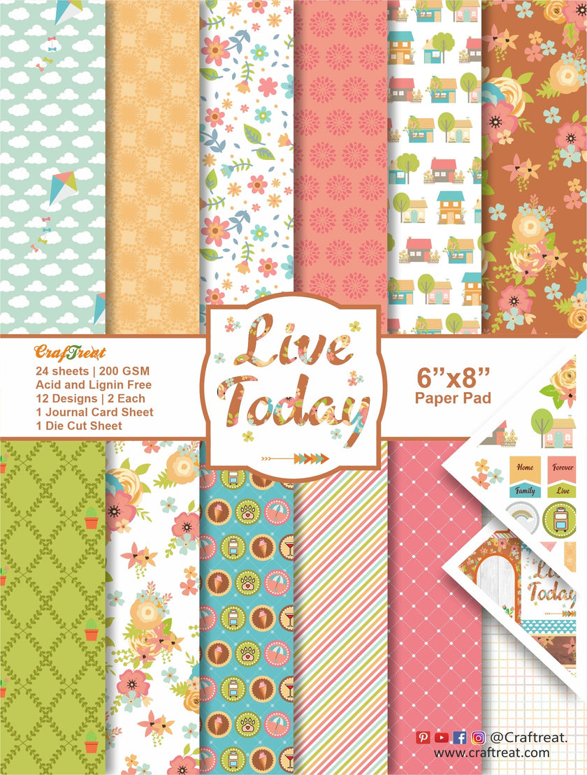 CrafTreat Paper Pad - Live Today 6