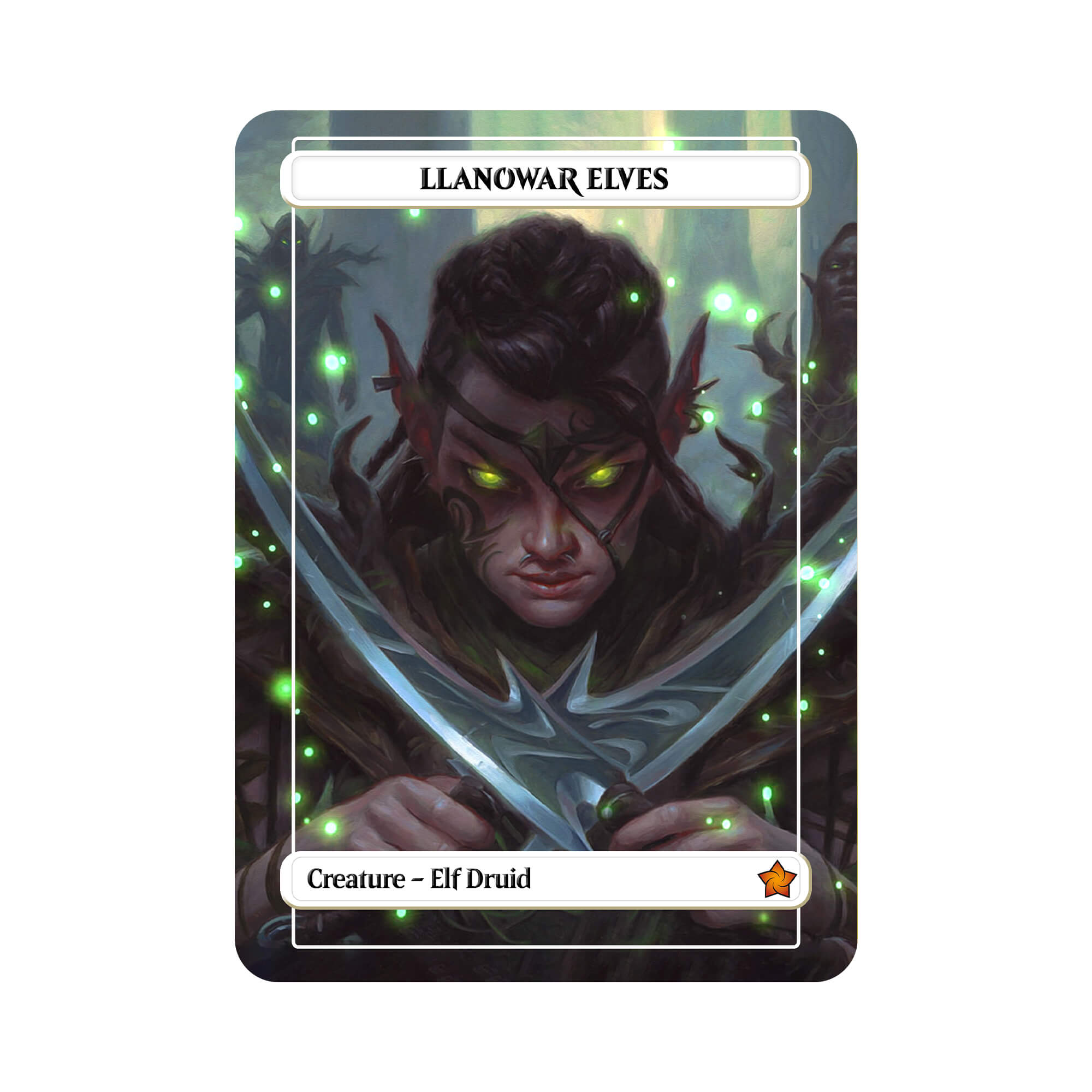 Carte Orica Métal Llanowar Elves