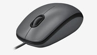 Logitech - Mouse Wired M100 Ambidextrous 3 Button with Scroll 1000dpi PC/Mac/Chrome/Linux - Black