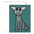 Greeting Card - Loki the Cat