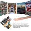 Long Copper 40CM wide 3MM welding bars