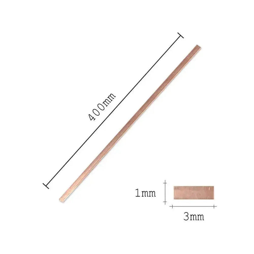 Long Copper 40CM wide 3MM welding bars
