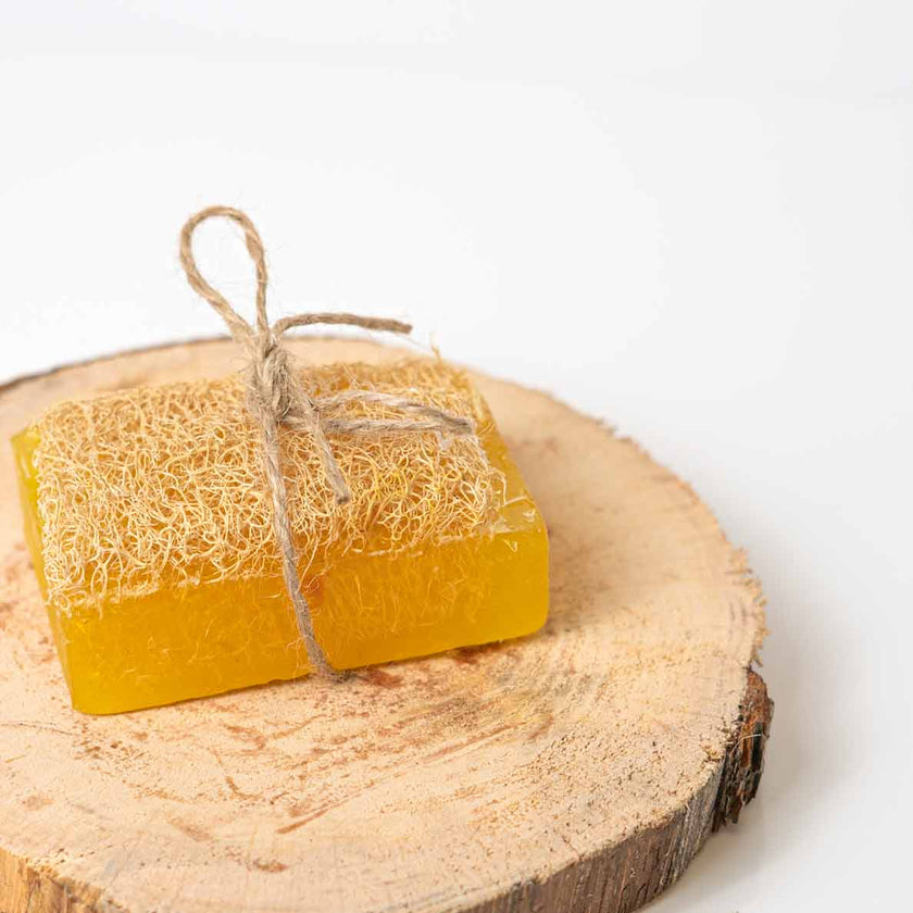 Loofah Soap: Orange