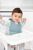 Silicone Bib - Slate