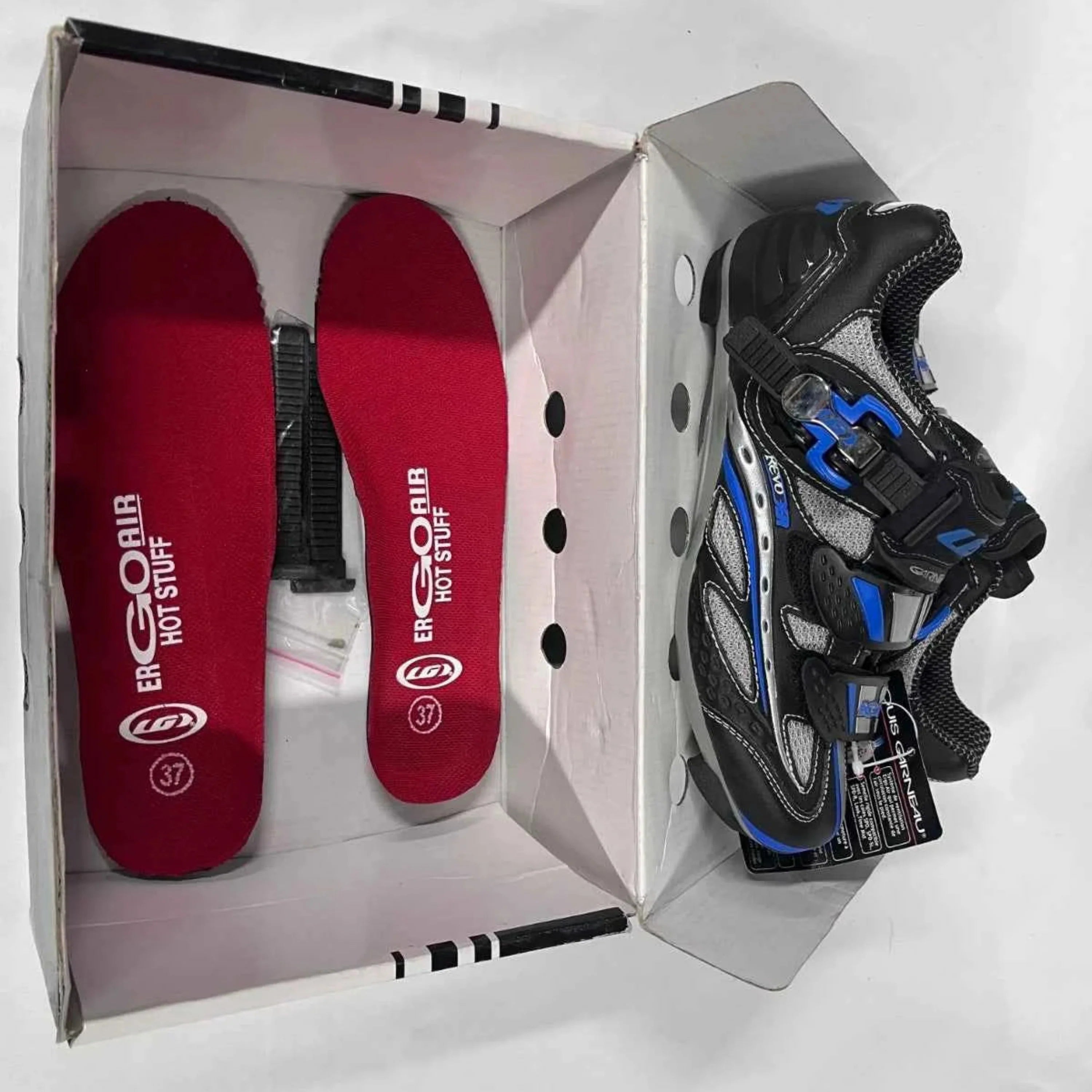 Louis Garneau Unisex Revo XR Road Cycling Shoes Ergo Air Sizes 37-39 EU