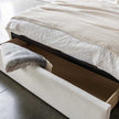 Angie Modern Storage Drawer Bed - Cream