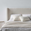 Angie Modern Storage Drawer Bed - Cream