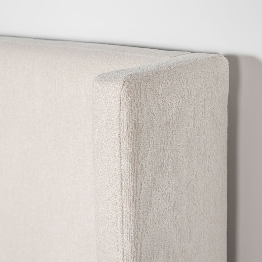 Angie Modern Storage Drawer Bed - Cream